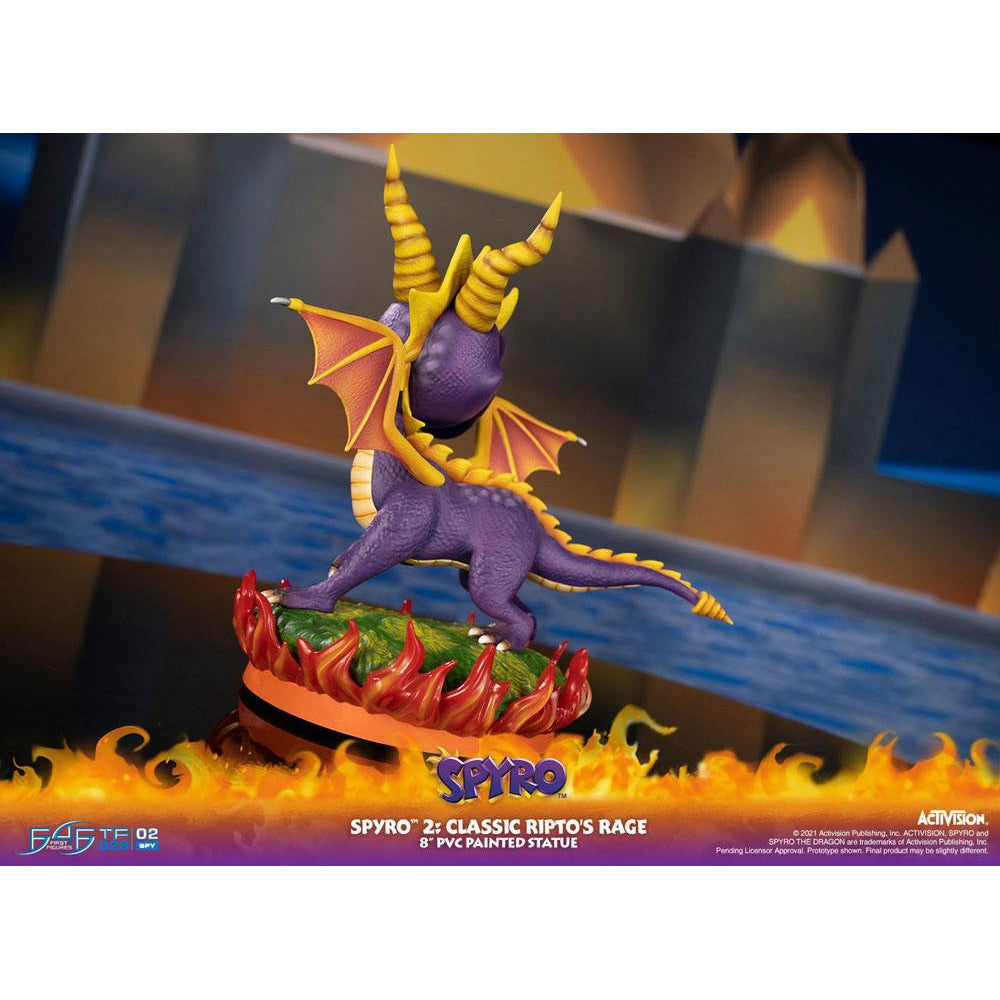 First 4 Figures - Spyro 2 : Classic Ripto's Rage - Spyro Statue Edition Standard 19cm