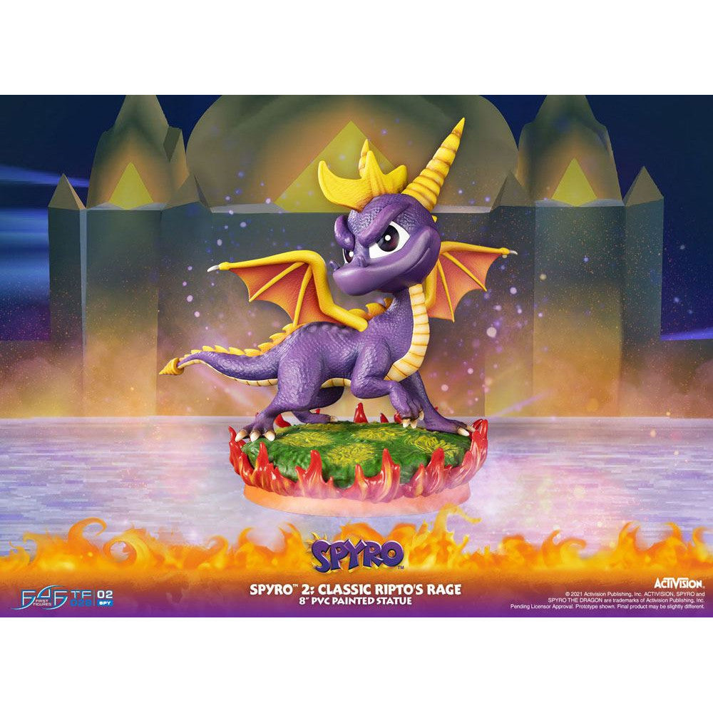 First 4 Figures - Spyro 2 : Classic Ripto's Rage - Spyro Statue Edition Standard 19cm