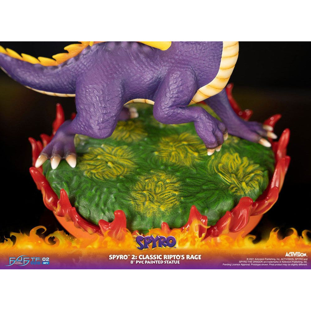 First 4 Figures - Spyro 2 : Classic Ripto's Rage - Spyro Statue Edition Standard 19cm
