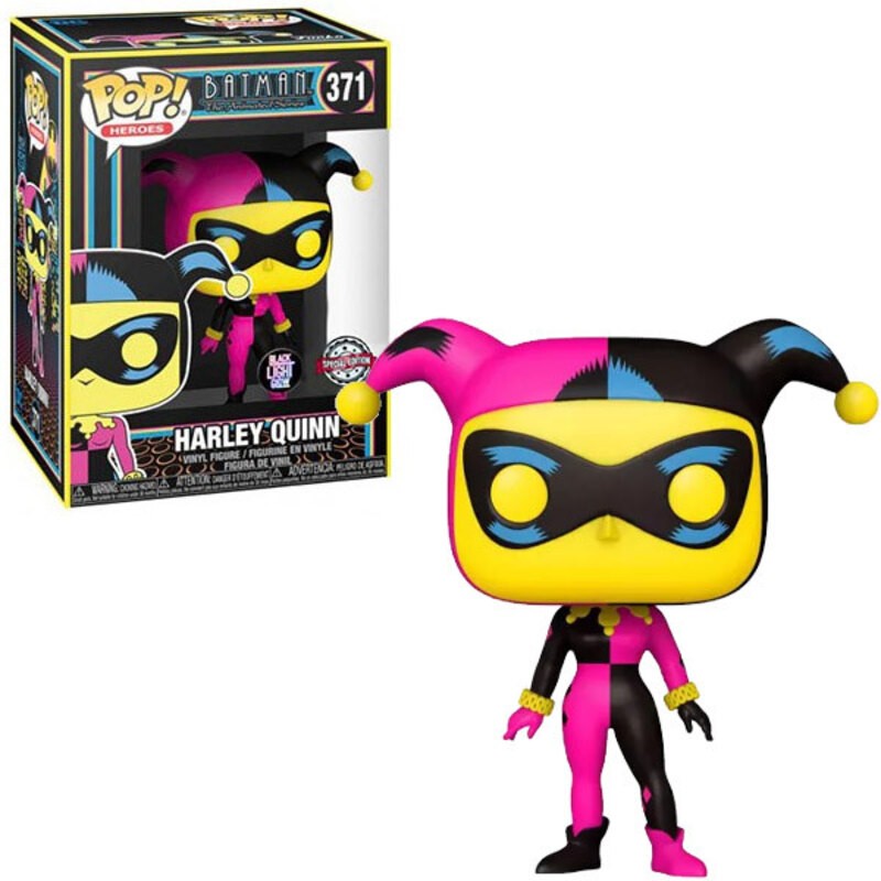 Funko Pop! Heroes: Batman: The Animated Series - Harley Quinn (Blacklight) - flash vidéo