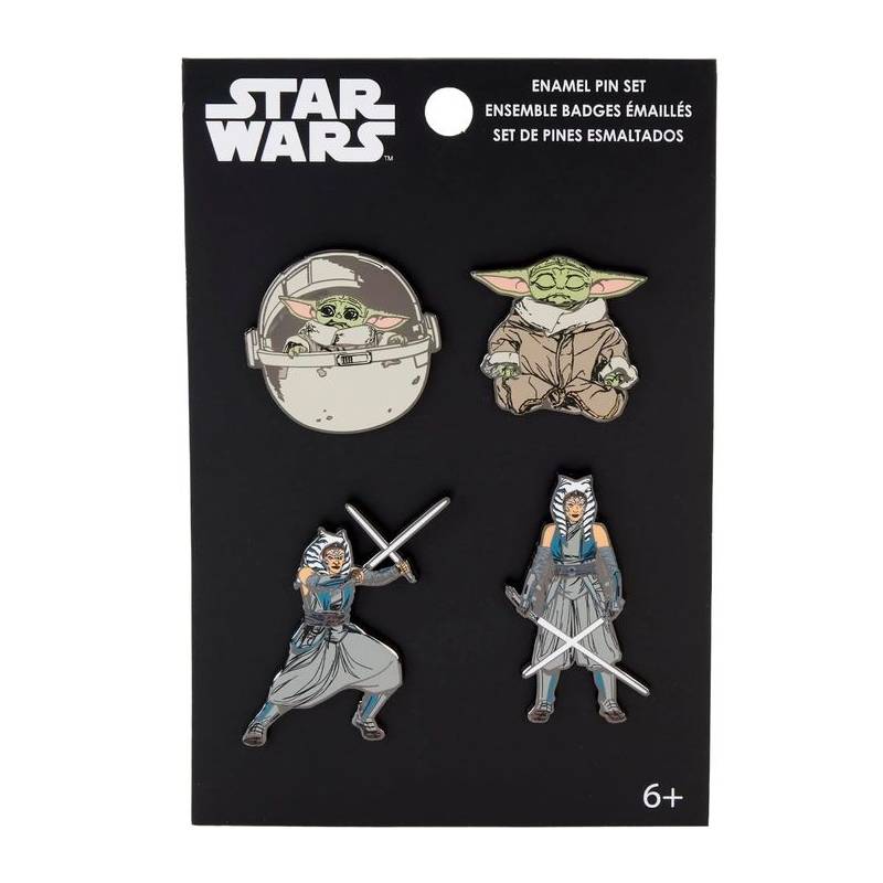 Funko Pop! Pin: Star Wars: Ashoka Yoda Action 4pk