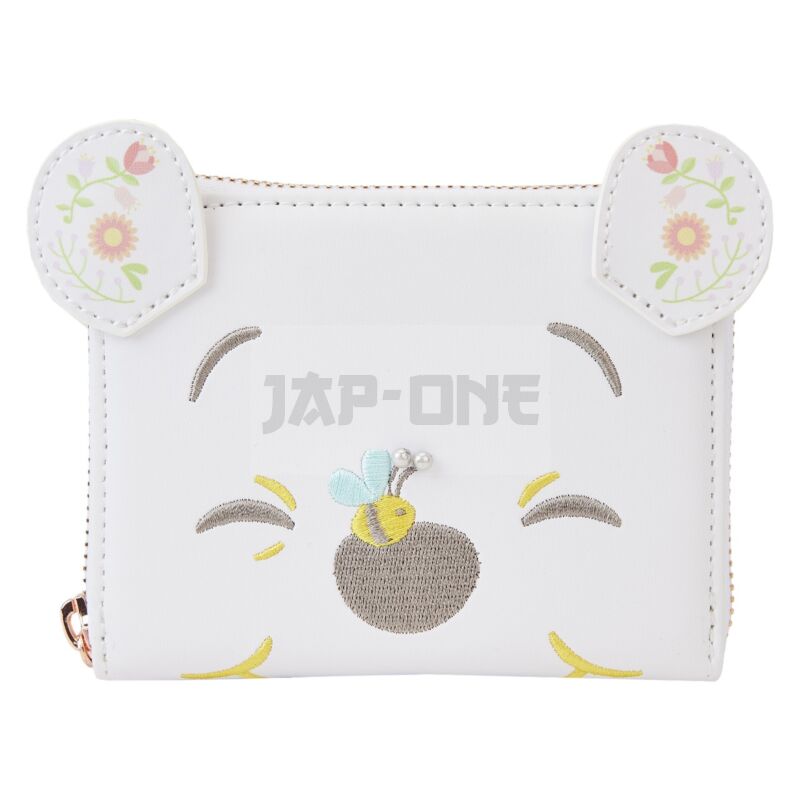 Loungefly: Disney - Winnie the Pooh Cosplay Folk Floral Zip Around Wallet - flash vidéo