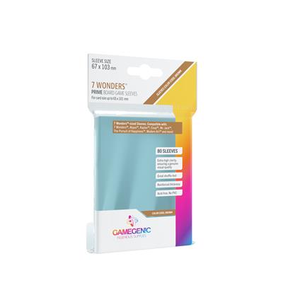 GG : 80 sleeves Prime 67x103 7 Wonders Brown