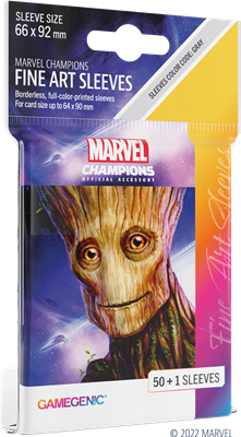 GG : 50 sleeves Marvel Champions FINE ART Groot