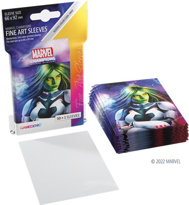 GG : 50 sleeves Marvel Champions FINE ART Gamora