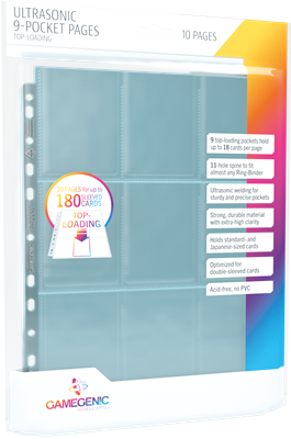 GG : 10 Pages 9 Pocket Ultrasonic Topload.