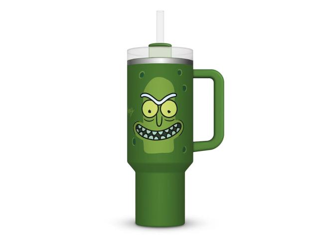 Rick et Morty - Mug de voyage en acier inoxydable "Pickle Rick" 1.2L