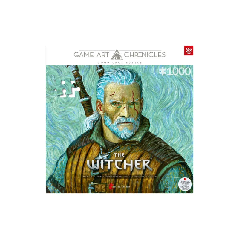 Good Loot Puzzle - The Witcher - Puzzle "Geralt de Riv et Vincent van Gogh" 1000pcs - flash vidéo