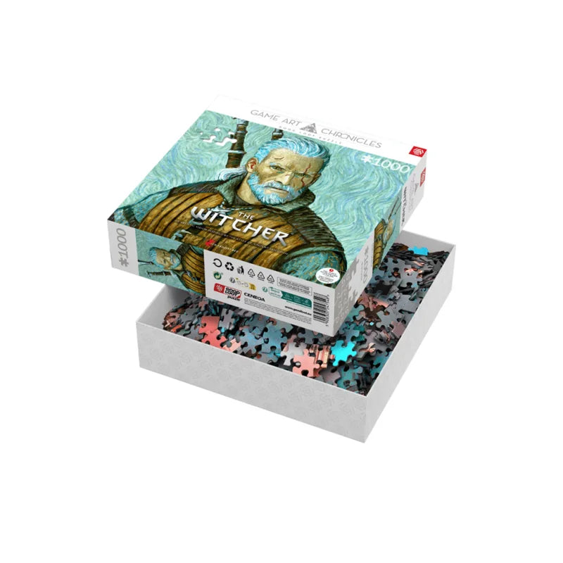 Good Loot Puzzle - The Witcher - Puzzle "Geralt de Riv et Vincent van Gogh" 1000pcs - flash vidéo
