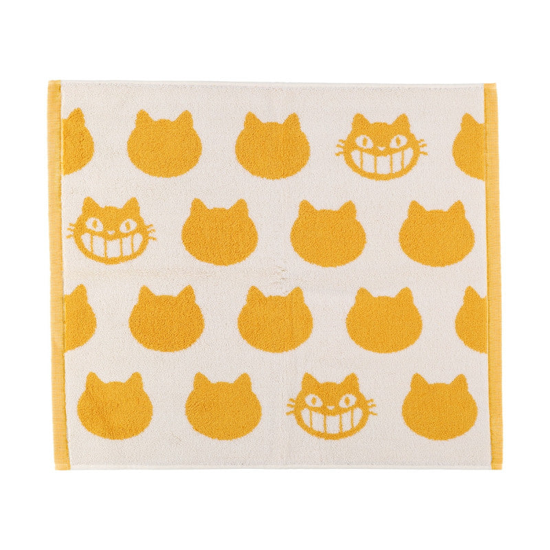 Ghibli - Mon Voisin Totoro - Grande Serviette Silhouette Chat-Bus 50X60cm