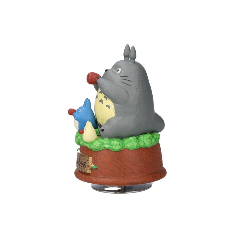 GRANDE STATUE MUSICALE TOTORO JOUE DE L’OCARINA - MON VOISIN TOTORO