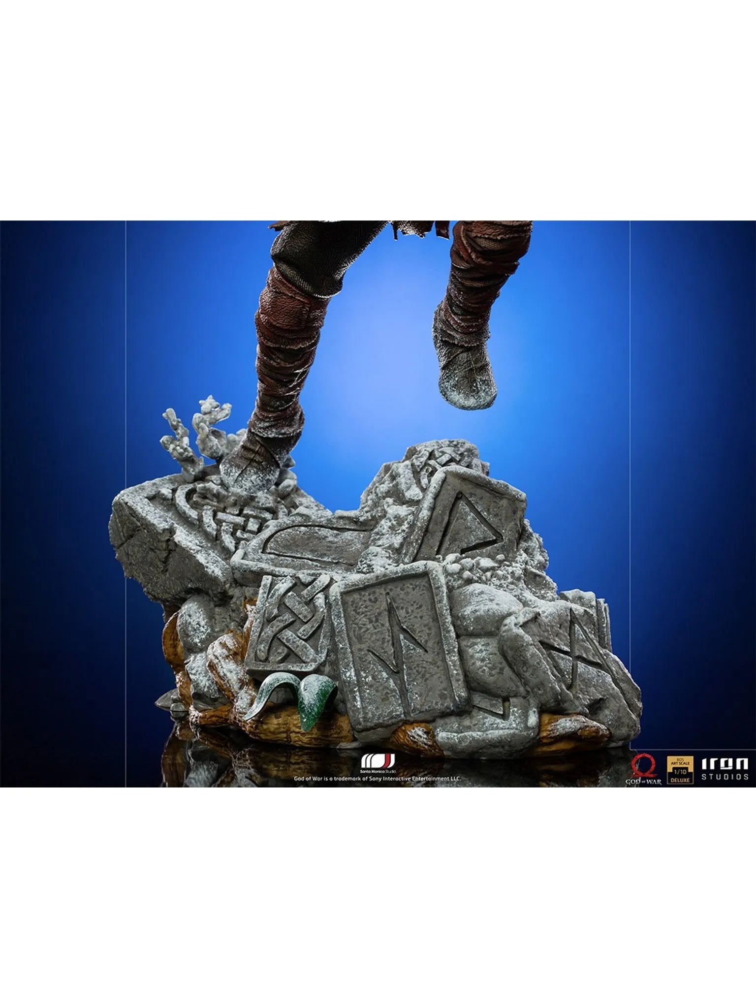 Iron Studios - BDS Arts Scale 1/10 - God of War - Kratos and Atreus Statue 34cm - flash vidéo