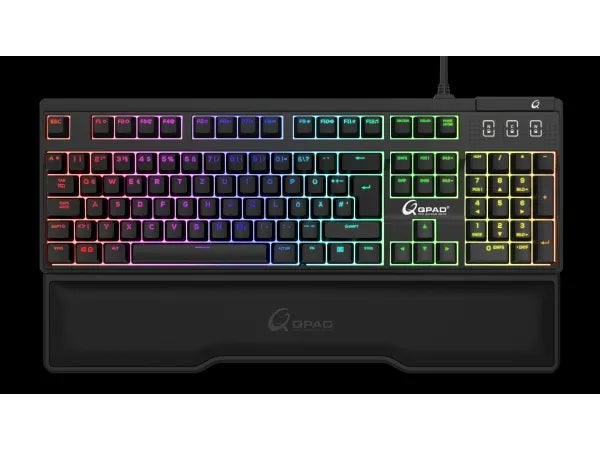 QPAD - MK-75 PRO - Clavier Mécanique Gaming - Disposition DE - flash vidéo