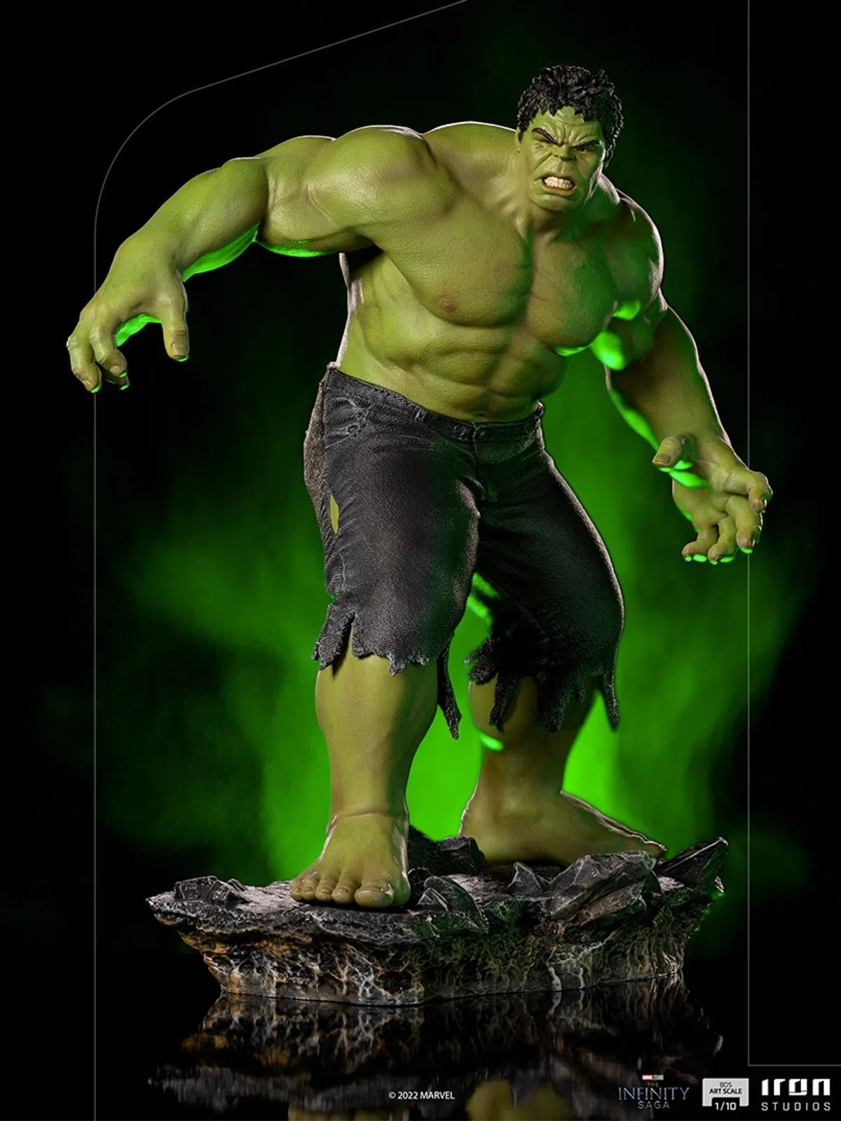 Iron Studios - BDS Arts Scale 1/10 - Marvel - Avengers: The Infinity Saga - Hulk (Battle of New-York) Statue 27cm - flash vidéo