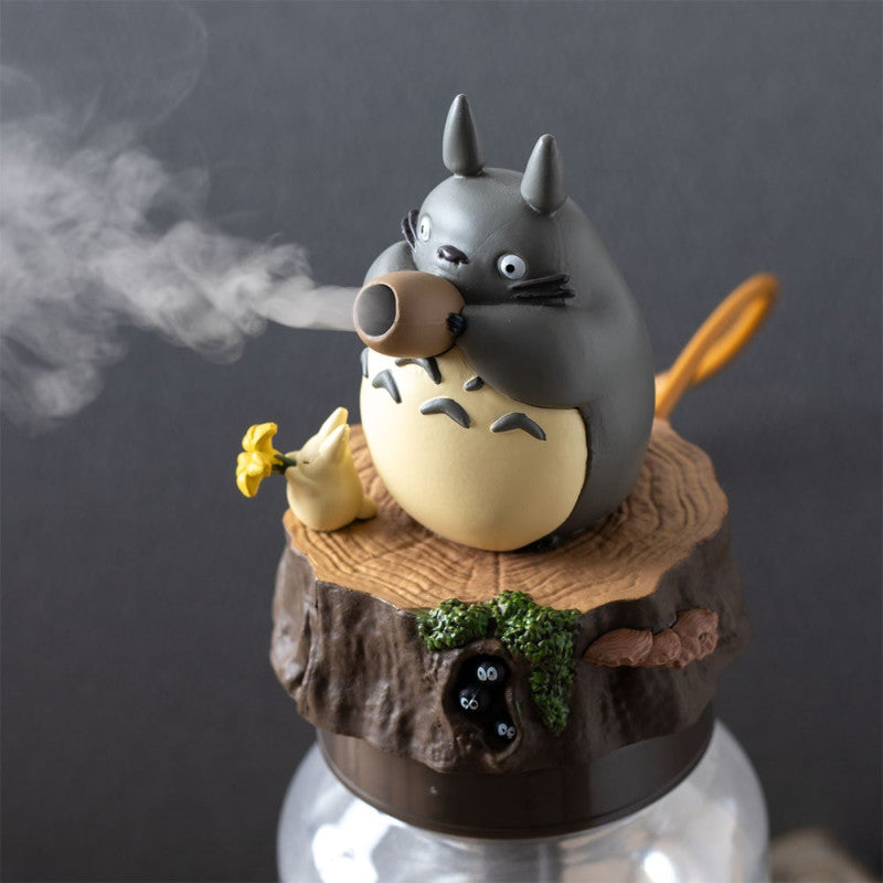 HUMIDIFICATEUR TOTORO GRIS JOUE DE L'OCARINA - MON VOISIN TOTORO
