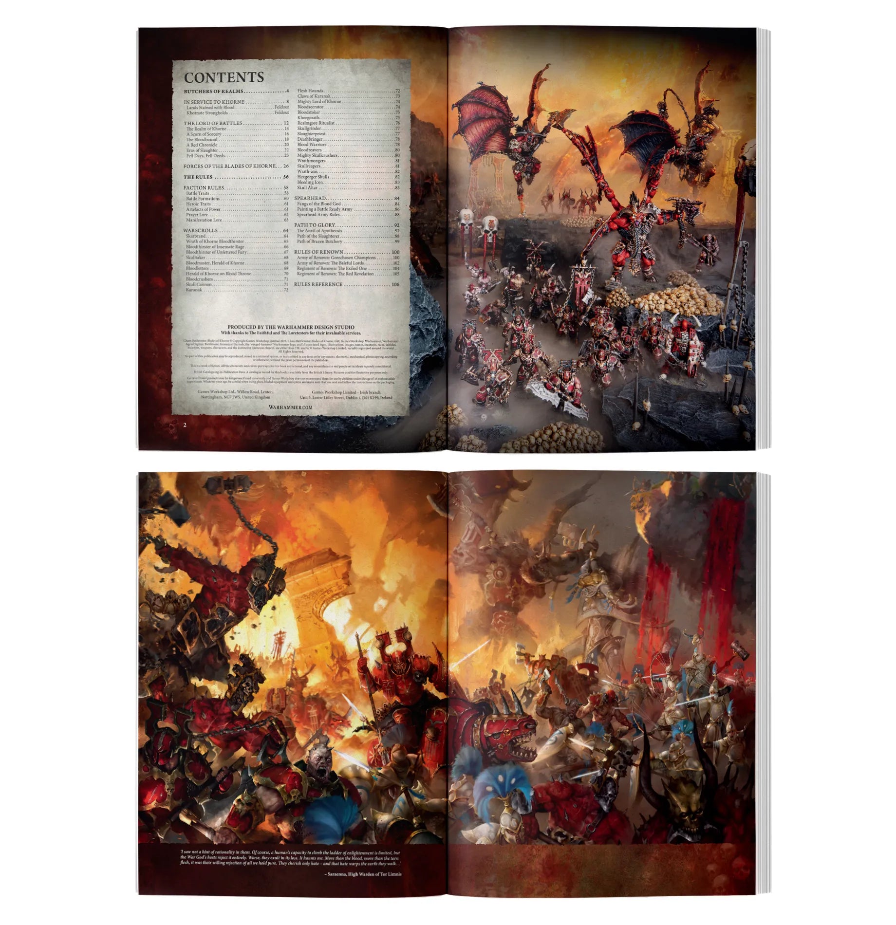 Chaos Battletome: Blades of Khorne (Anglais)