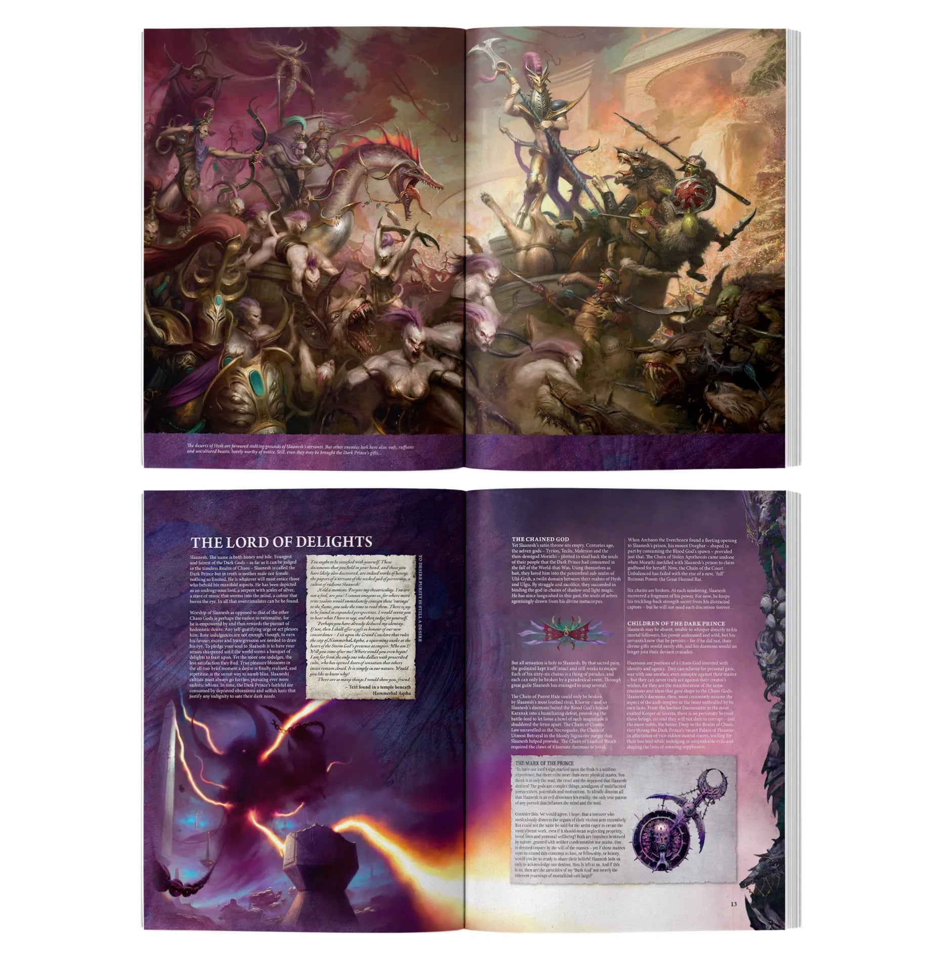 Chaos Battletome: Hedonites of Slaanesh (Anglais)