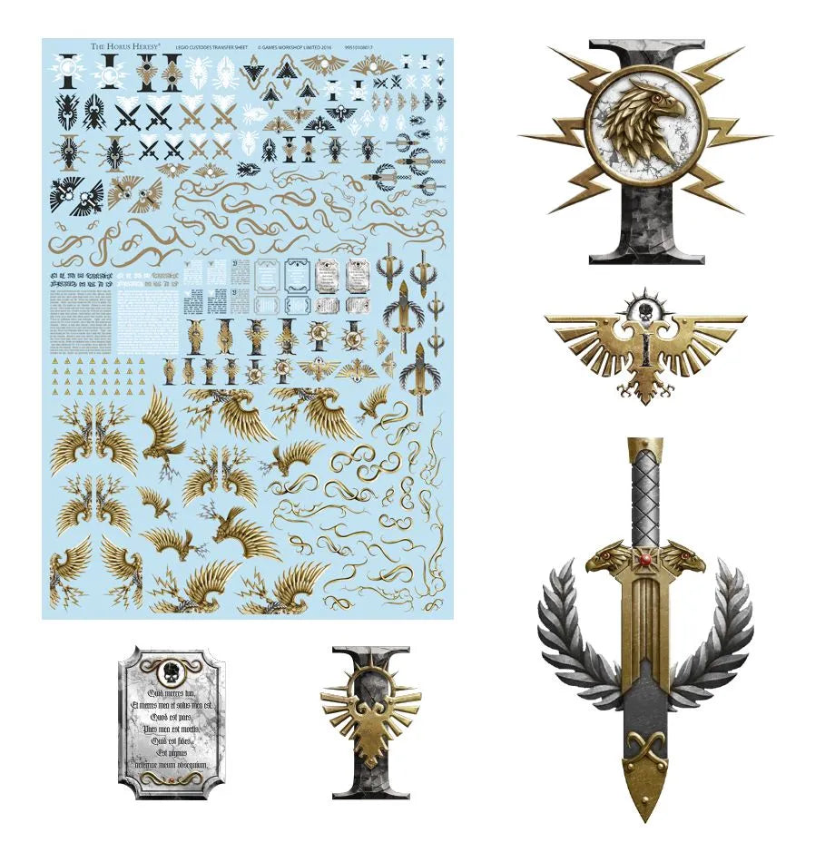 Legio Custodes Transfer Sheet