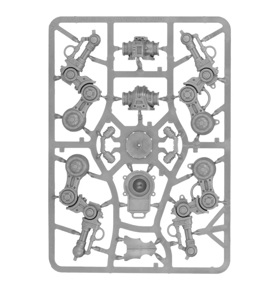 Armigère Moirax du Mechanicum avec Mousquets à Foudre