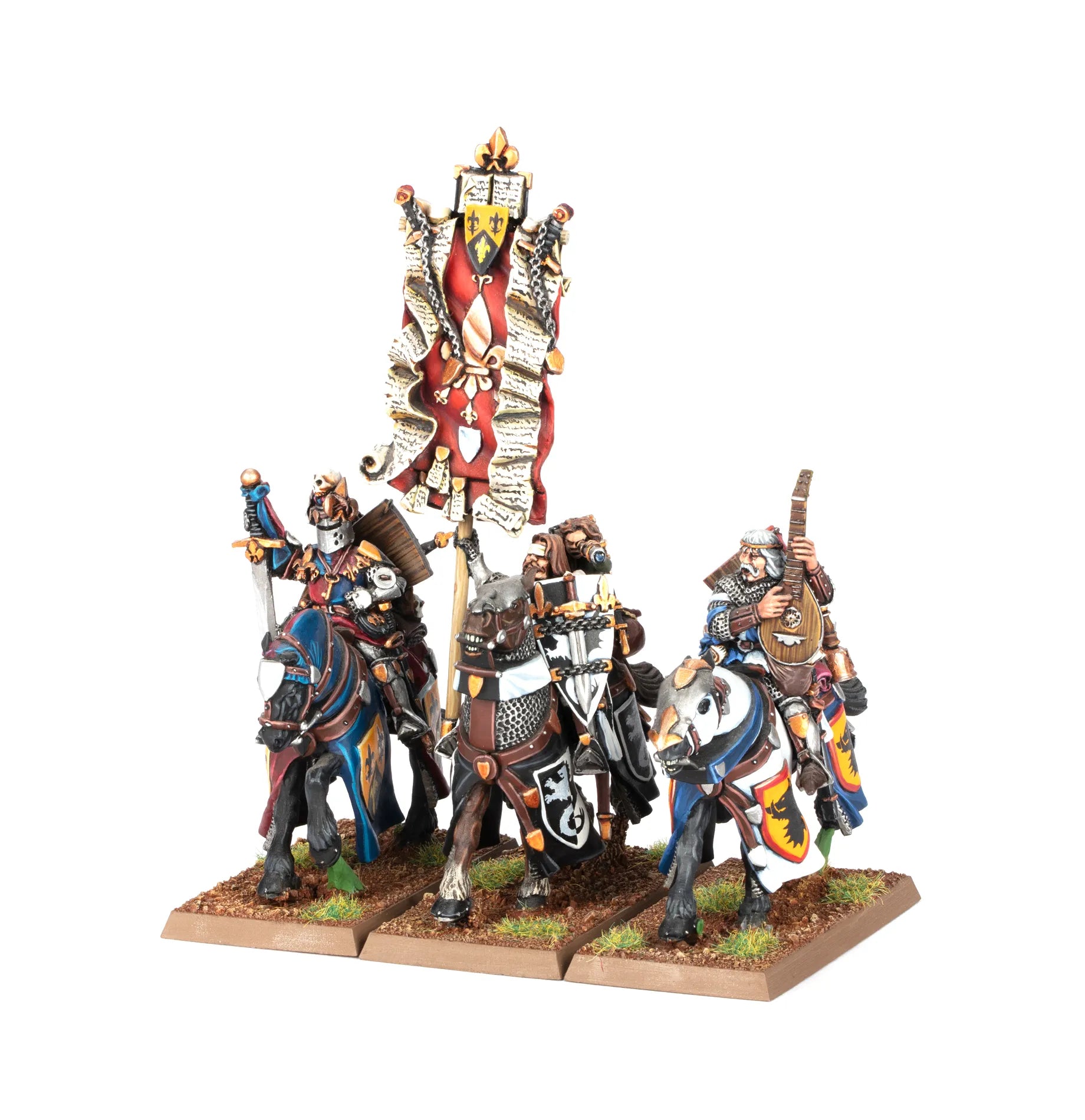 État-major de Chevaliers de la Quête Bretonniens