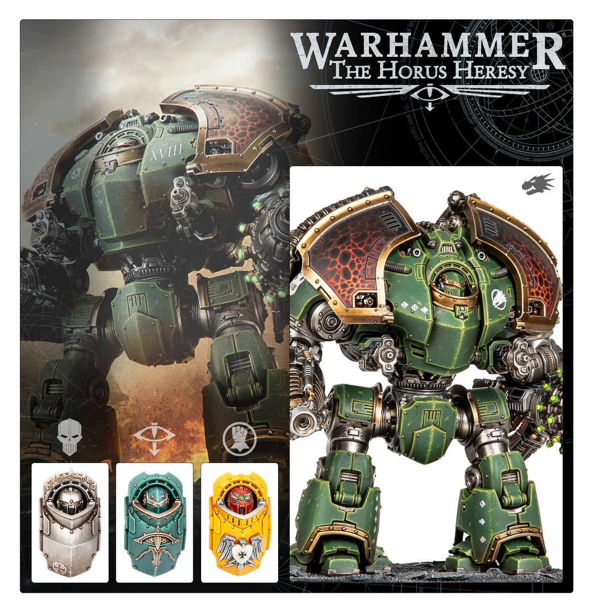 Dreadnought de Siège Saturnine – Configuration Ophion