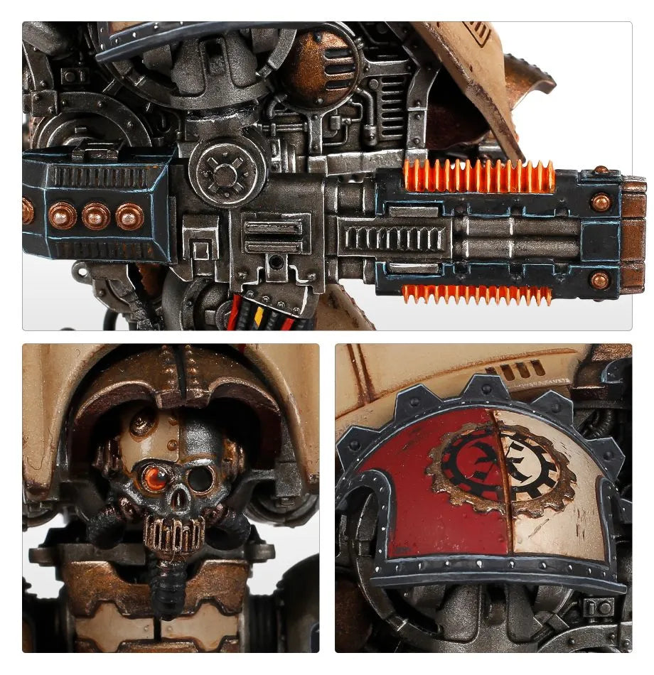 Armigère Moirax du Mechanicum avec Veuglaire Volkite et Pince de Siège Gyges