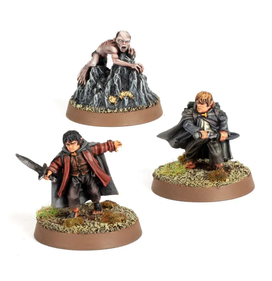 Frodo Baggins™, Samwise Gamgee™ & Gollum™ à Emyn Muil