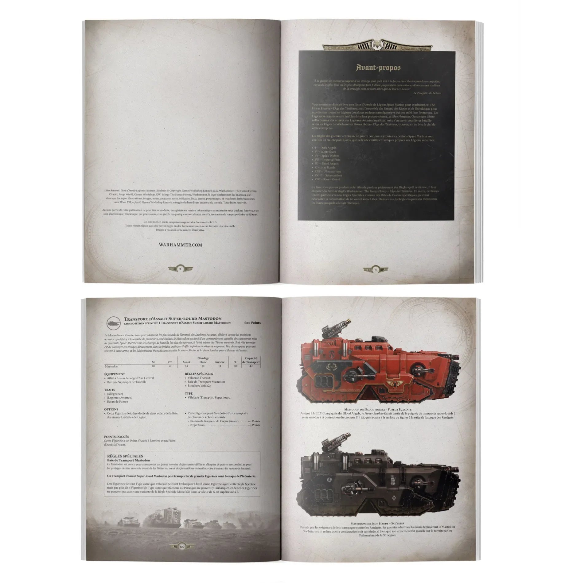 Liber Astartes: Livre d'Armée Legiones Astartes Loyalistes