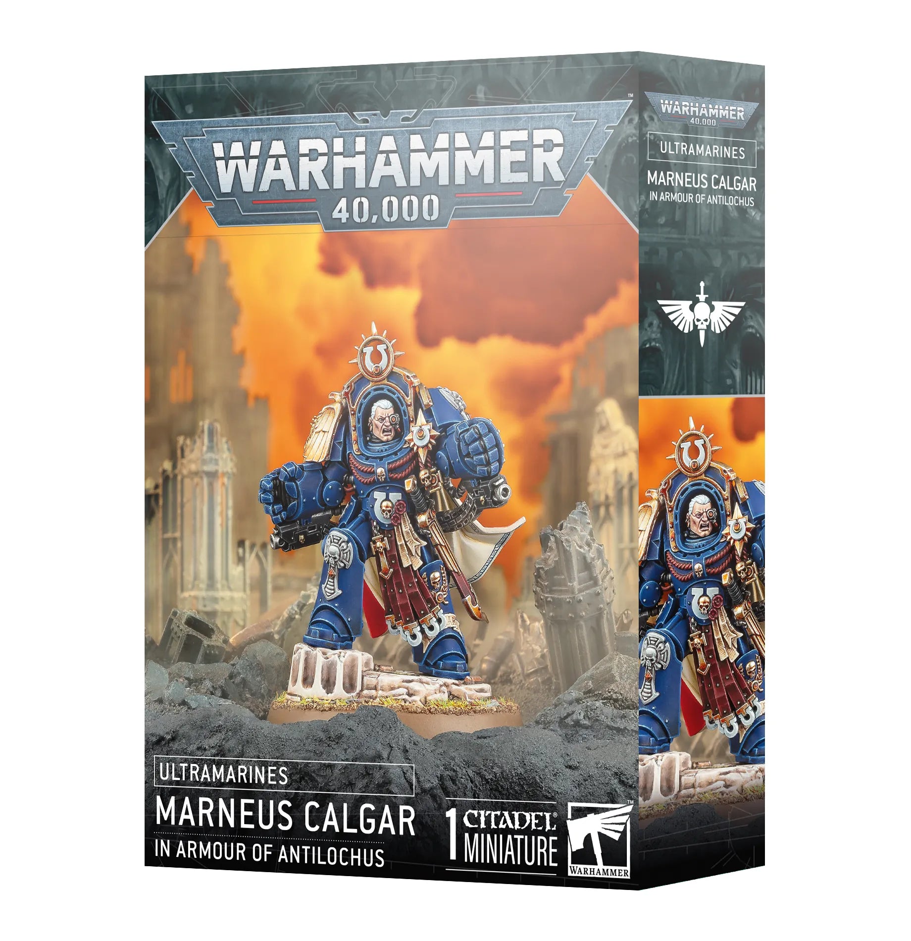 Marneus Calgar en Armure d'Antilochus