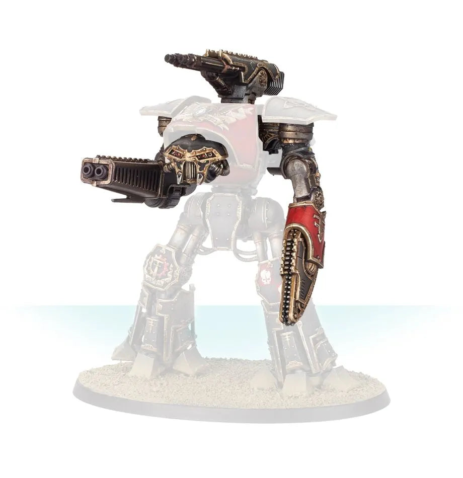 Armes de Titan Reaver: Canon à fusion, poing tronçonneur, canon Volcano et turbo laser