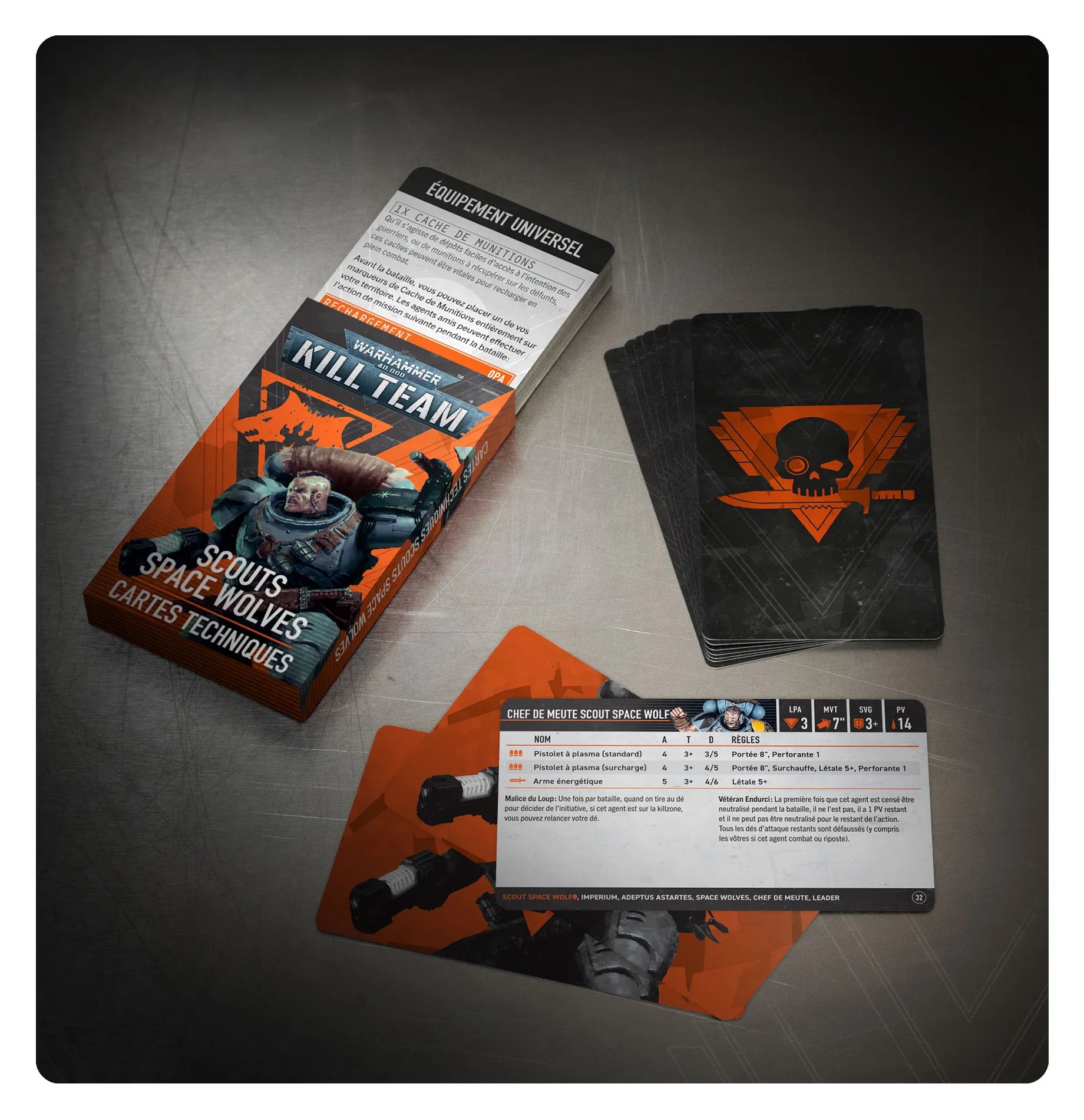 Kill Team: Scouts Space Wolves – Cartes Techniques