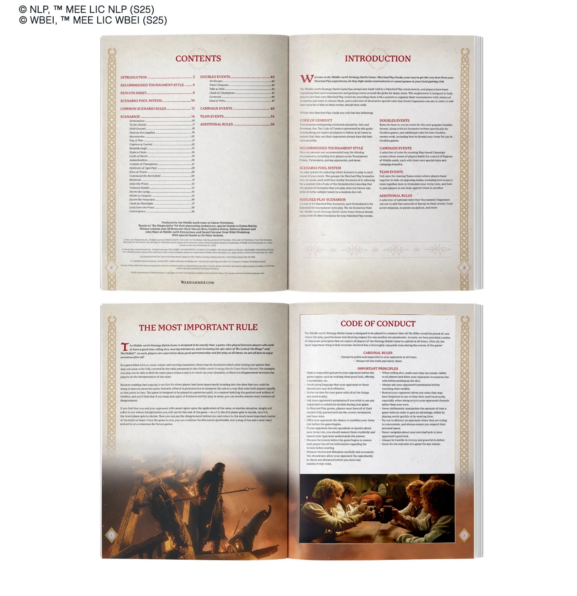 Middle-earth™ Strategy Battle Game: Matched Play Guide (Anglais)