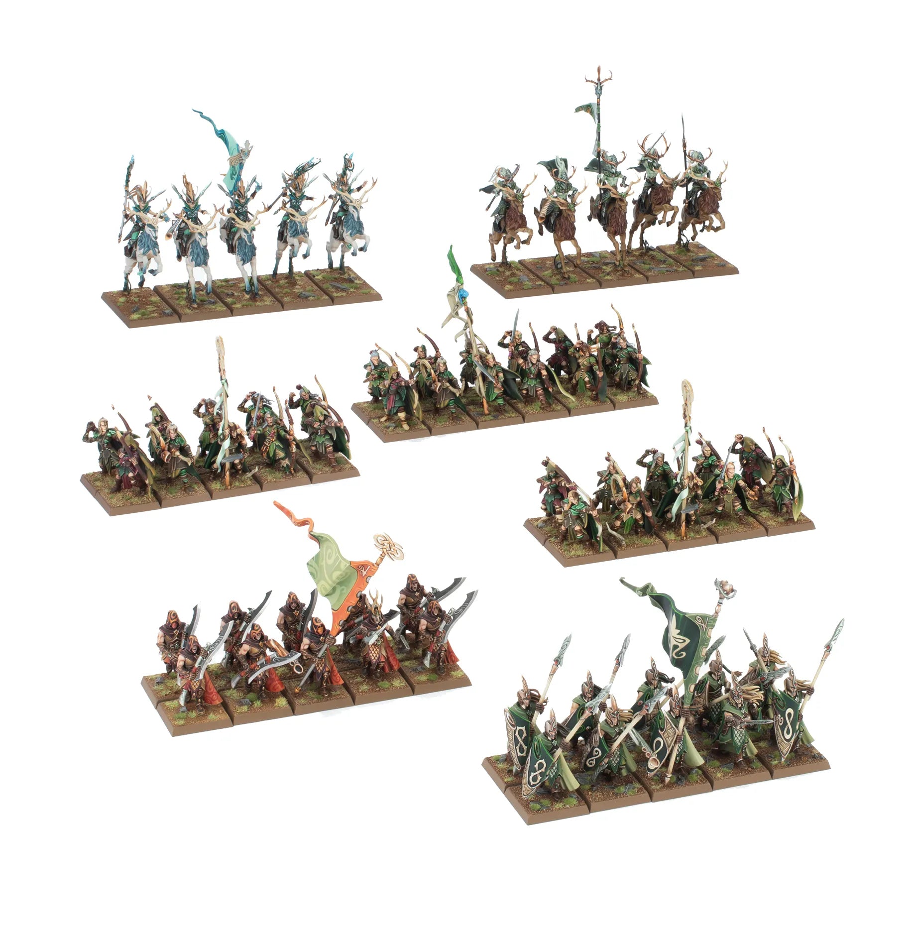 Bataillon des Royaumes Elfes Sylvains