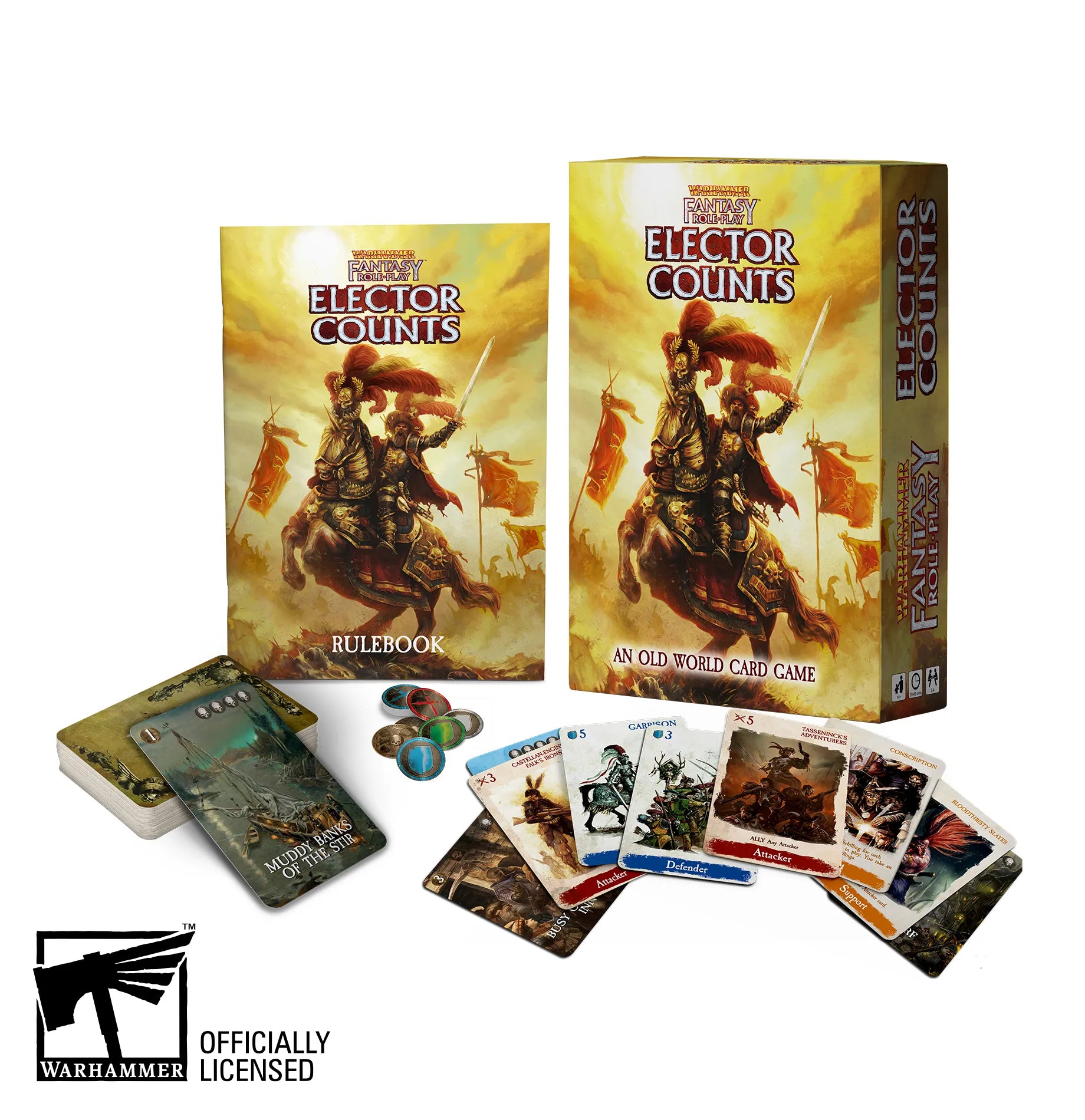 Cubicle Seven: Warhammer Fantasy Roleplay Elector Counts – An Old World Card Game (Anglais)