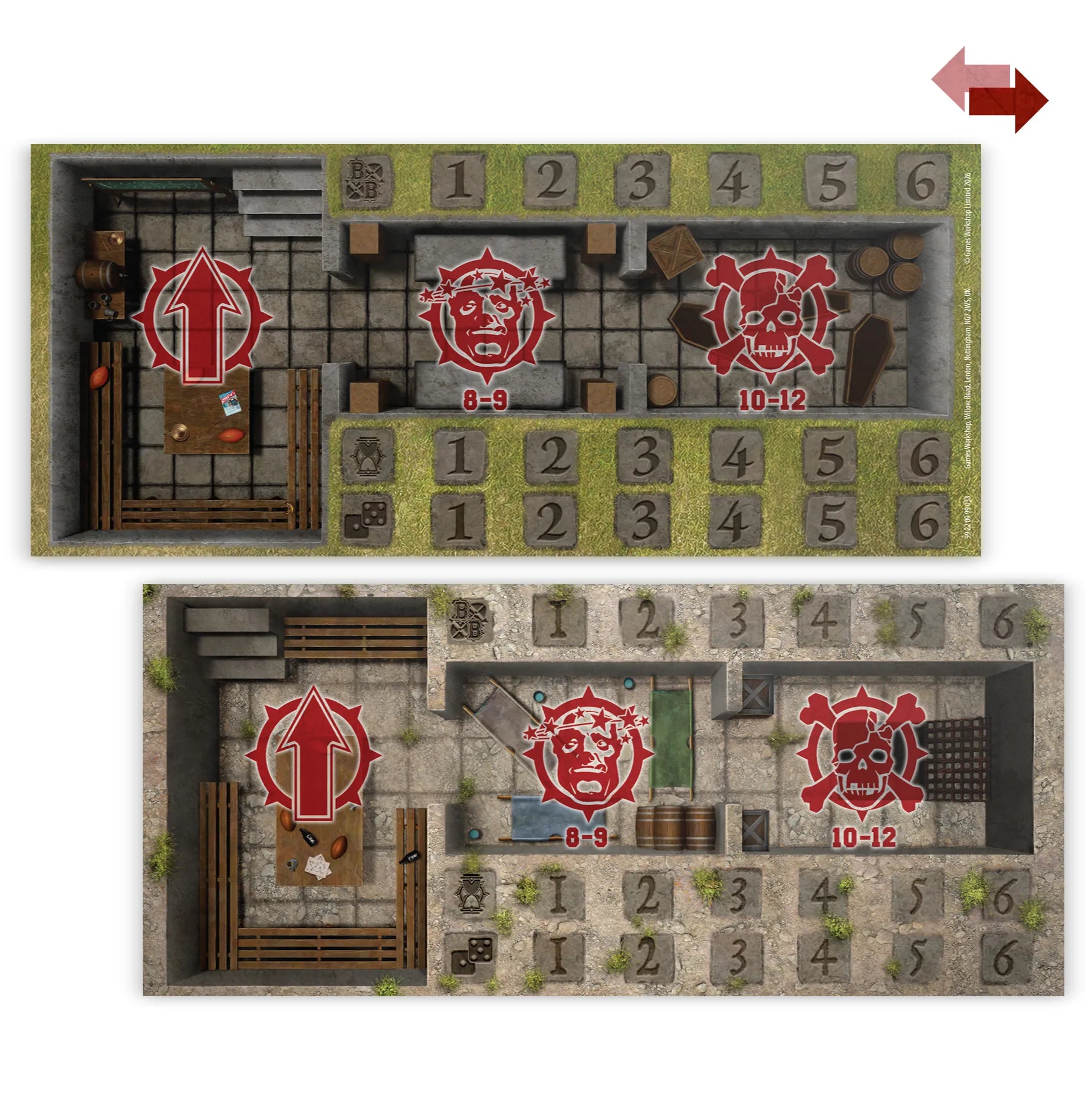Blood Bowl Sevens: Terrain et Fosses Double Face