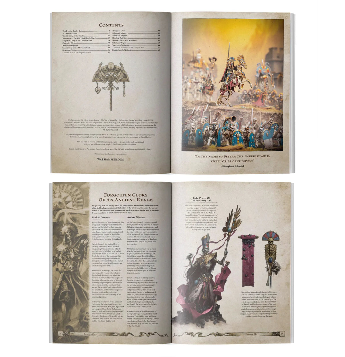 Arcane Journal: The War of Settra's Fury (Anglais)