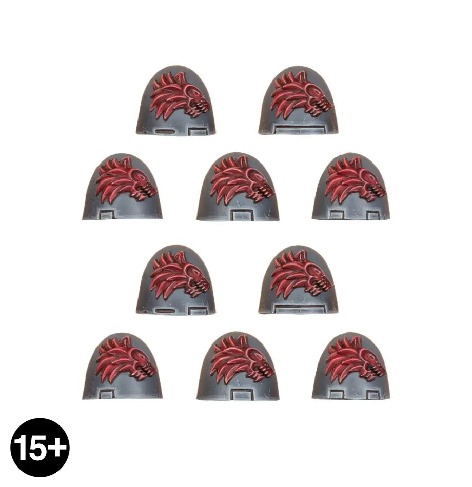 Space Wolves MKVI Shoulder Pads