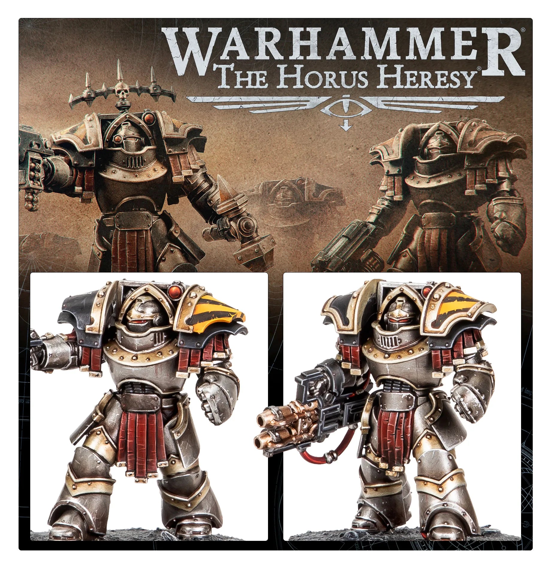 Terminators Cataphractii avec Combi-bolters et Gantelets Énergétiques