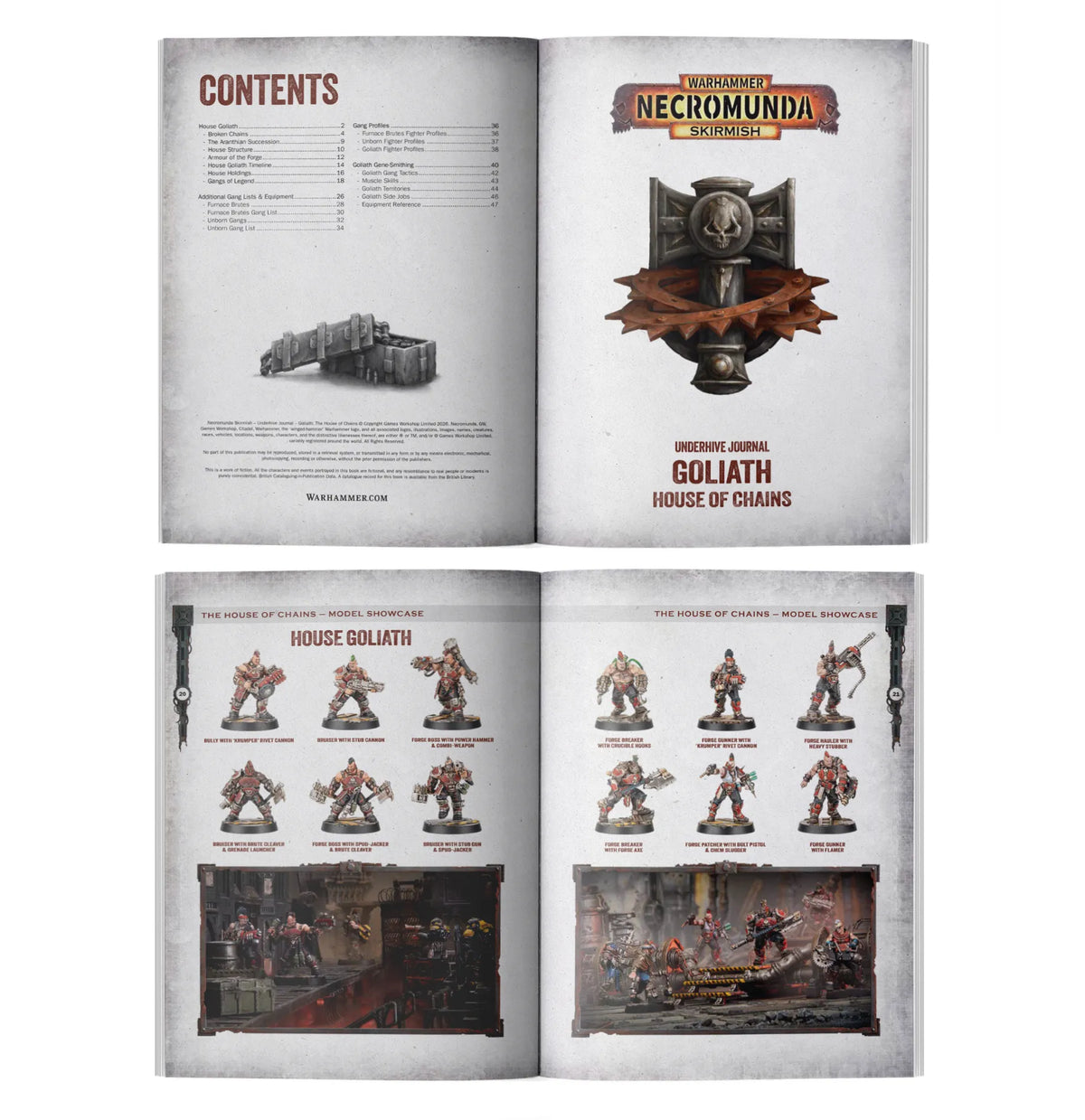 Underhive Journal: Goliath – The House of Chains (Anglais)