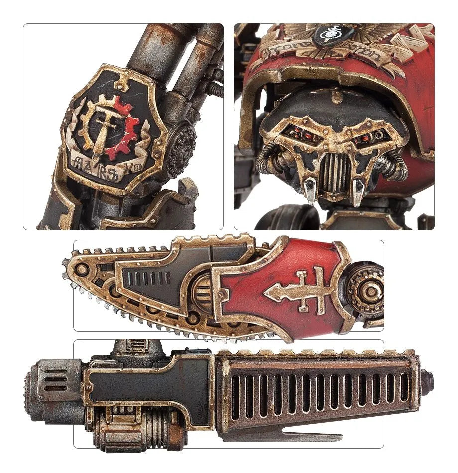 Armes de Titan Reaver: Canon à fusion, poing tronçonneur, canon Volcano et turbo laser