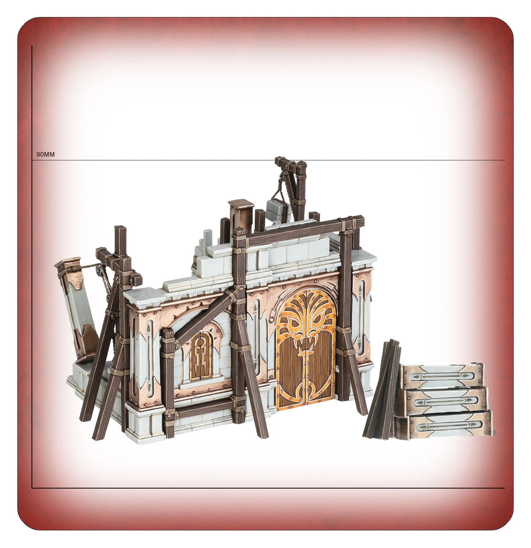 Maison en Chantier avec Treuil