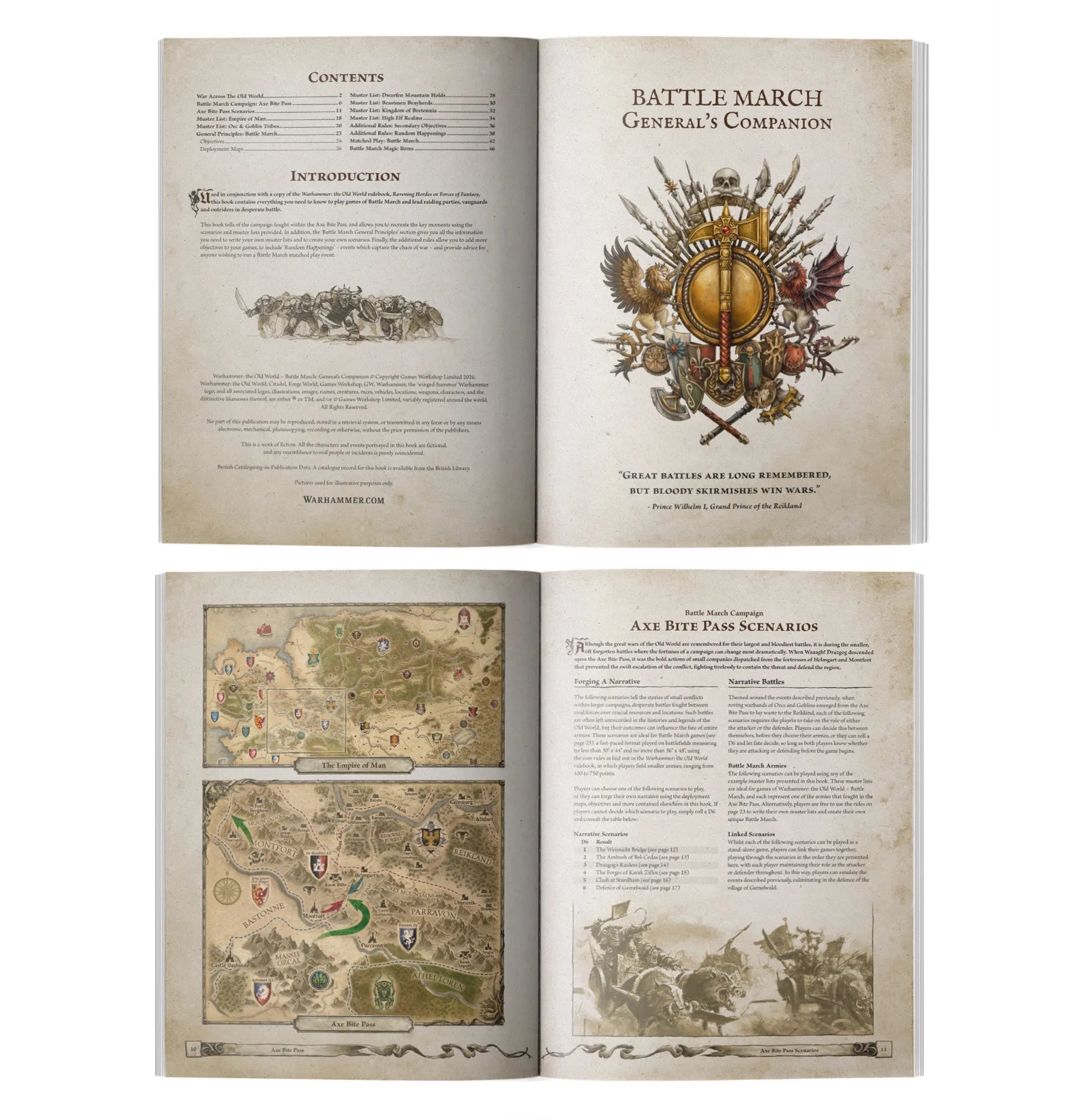 Warhammer: The Old World – Battle March: General's Companion (Anglais)