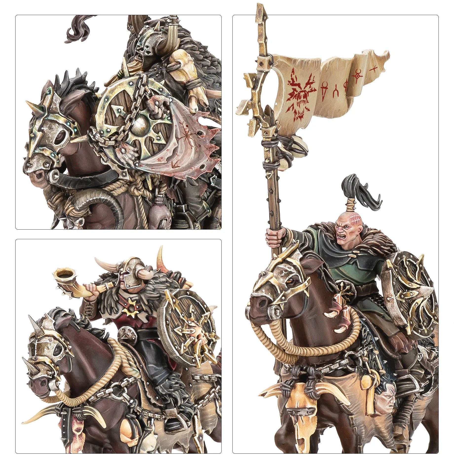 Guerriers du Chaos: Set de Renforts d'Armée des Maraudeurs du Chaos