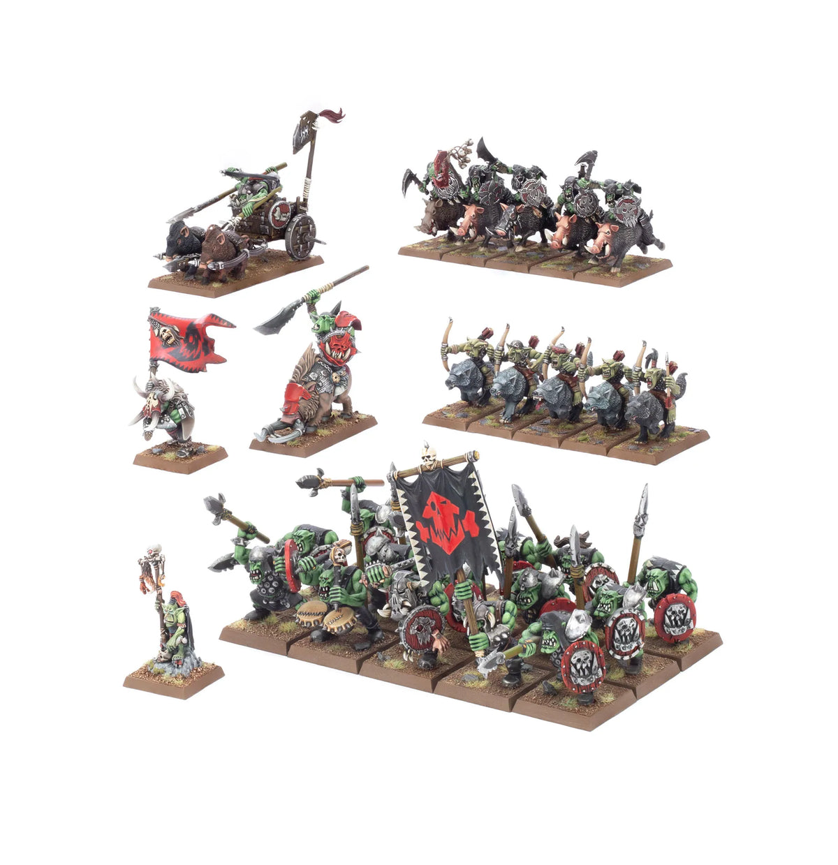 Tribus des Orques & Gobelins: Armée de Colonne de Bataille