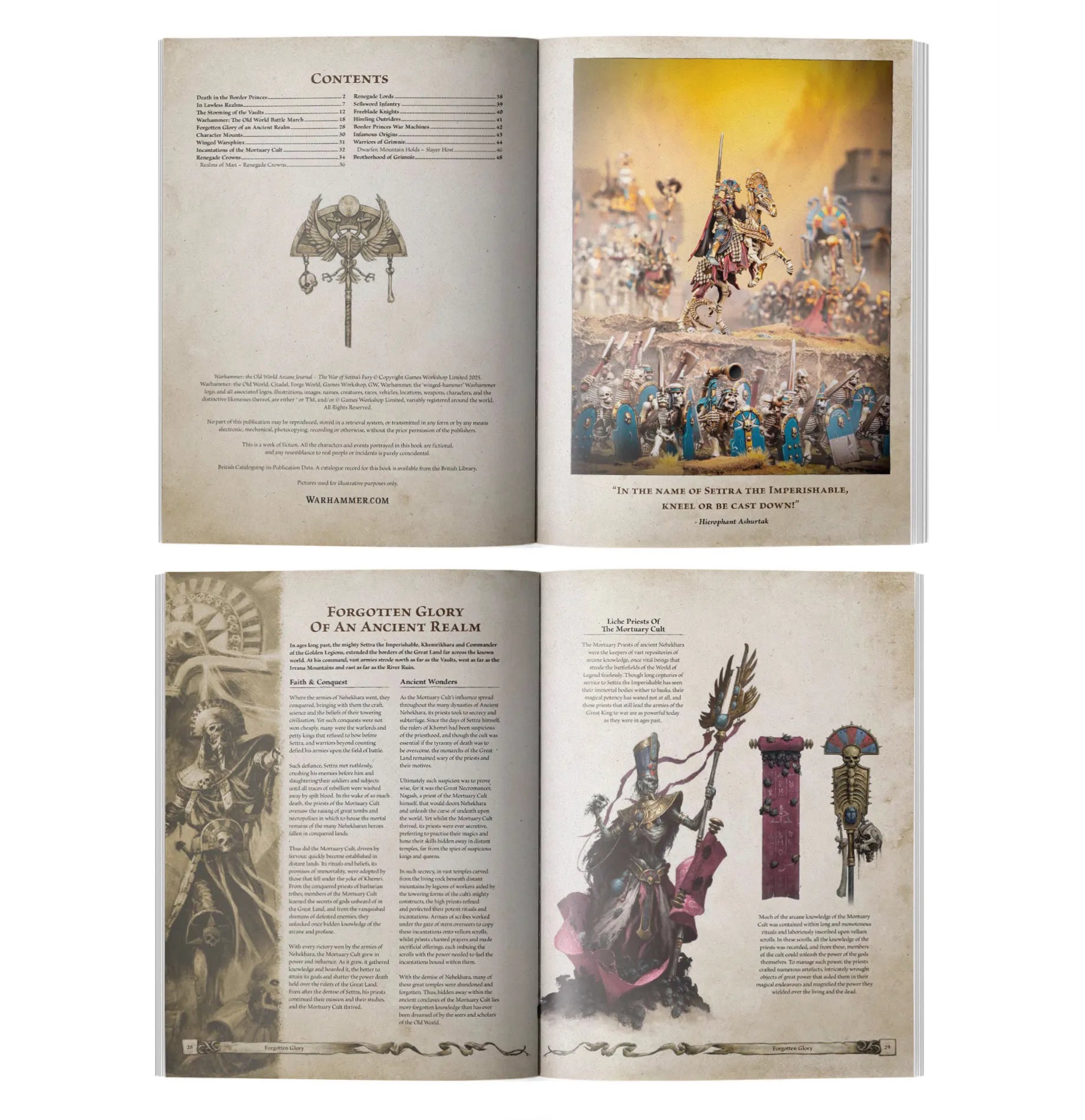 Arcane Journal: The War of Settra's Fury (Anglais)