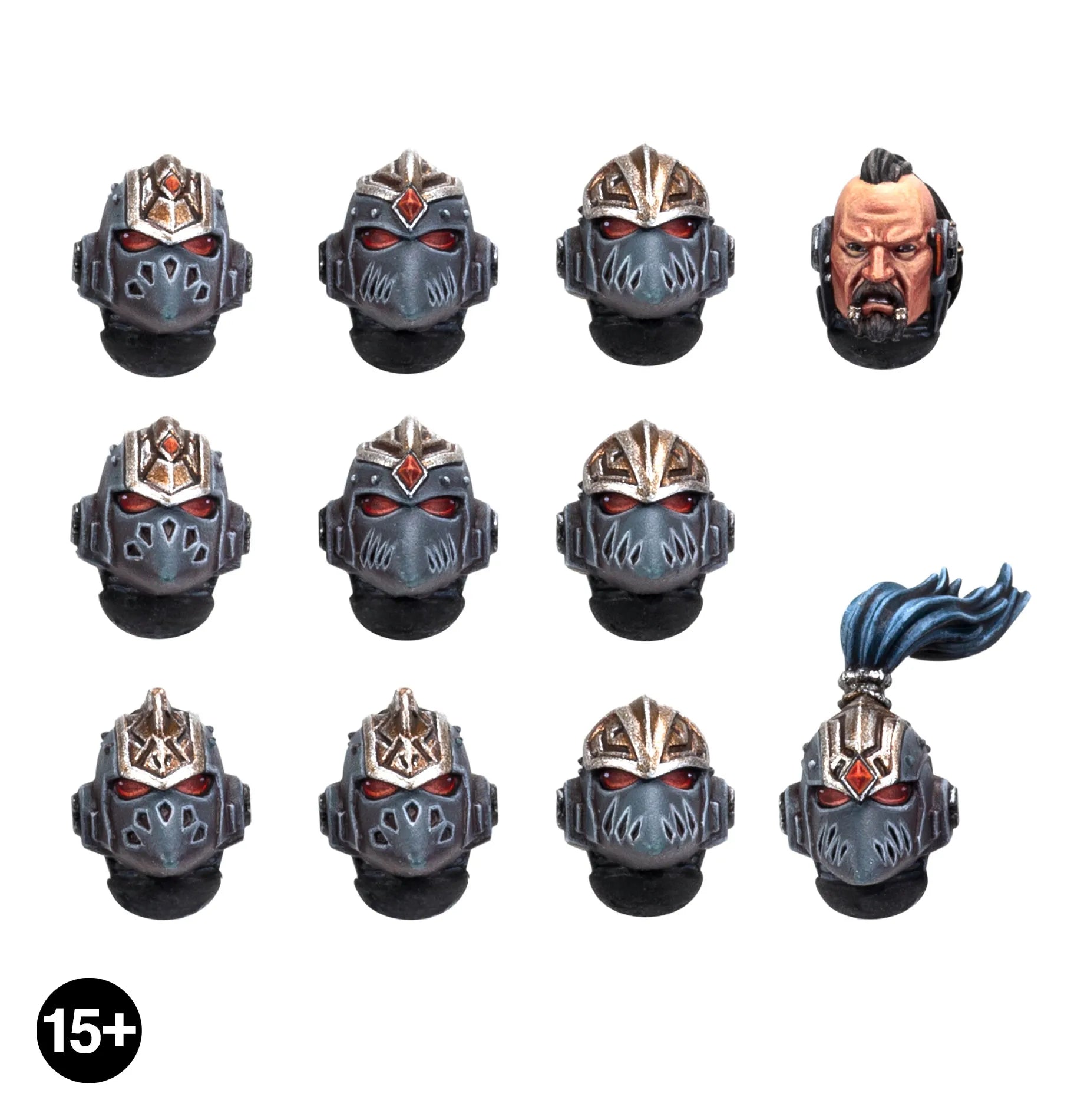 Têtes de Space Wolves MKVI
