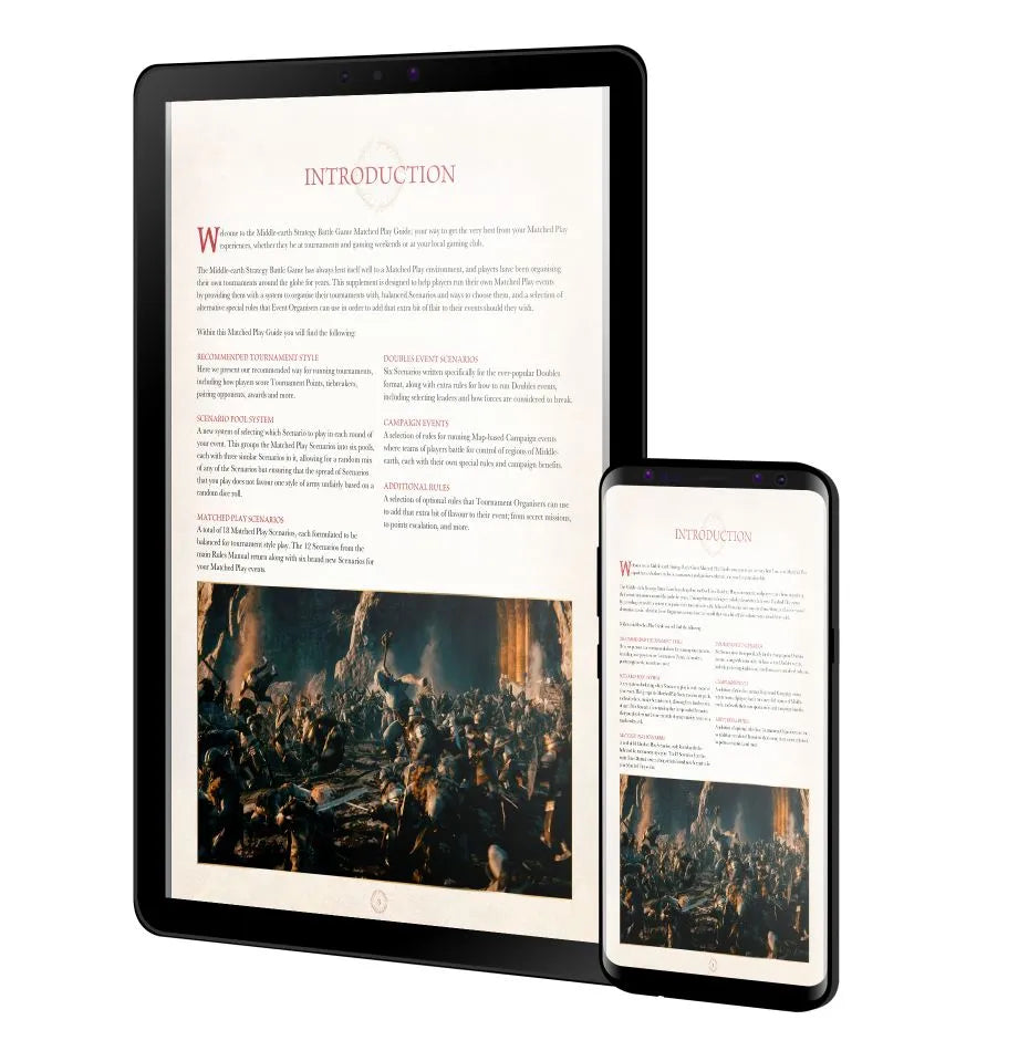 Middle-earth™ Strategy Battle Game Matched Play Guide (Anglais) (ePub)