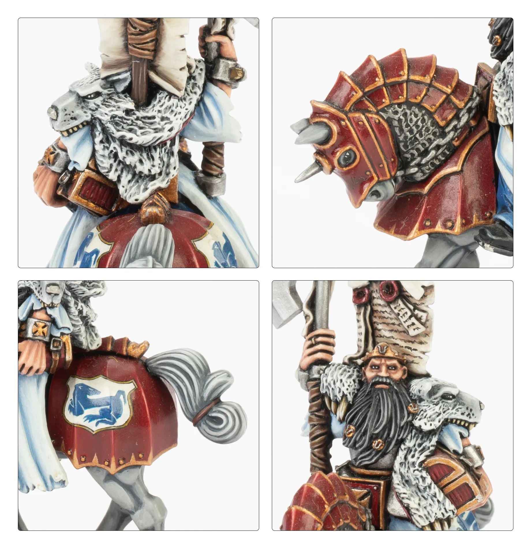 Prêtres-Guerriers d'Ulric à Pied & Monté