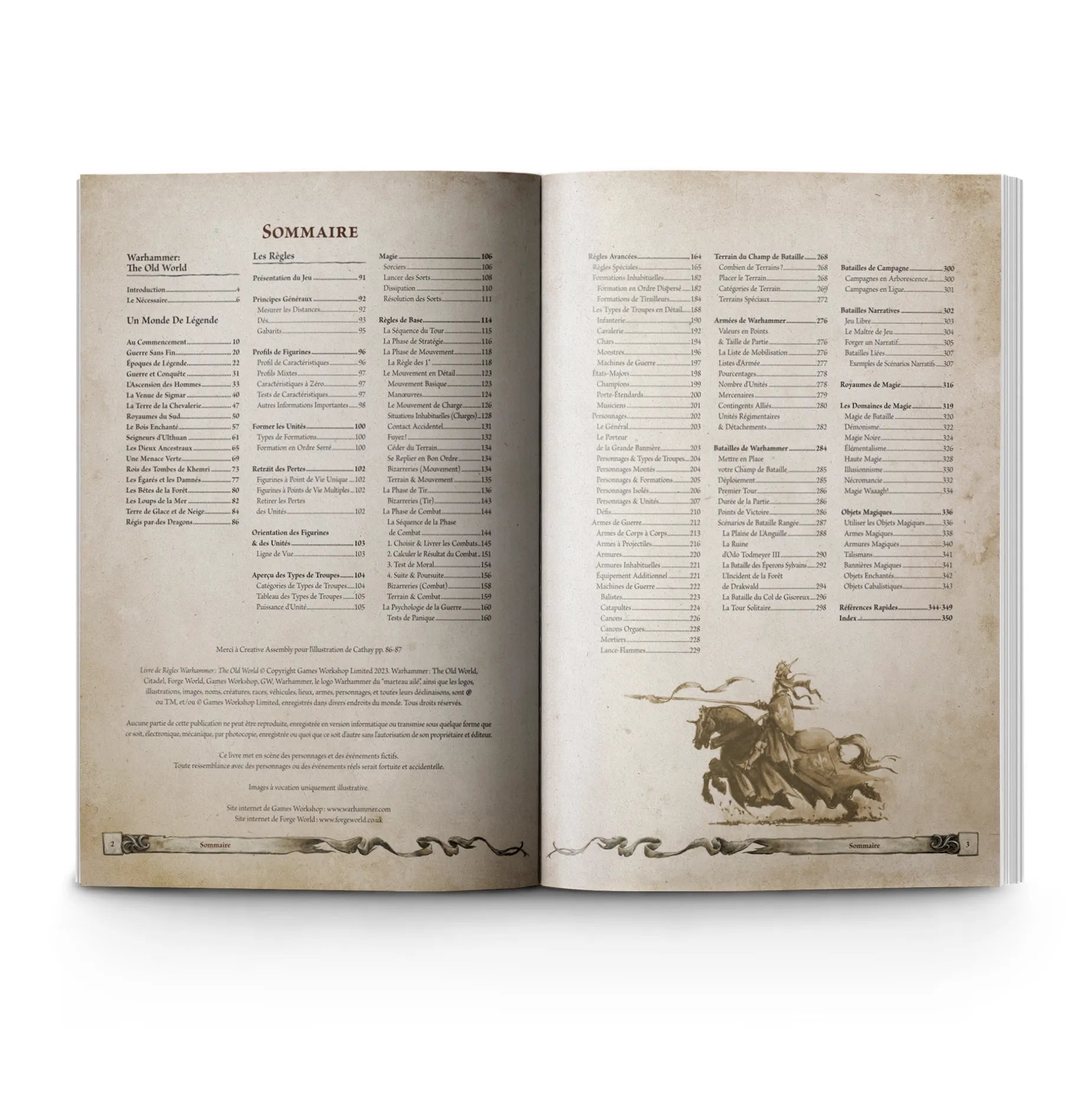 Livre de Règles Warhammer: The Old World
