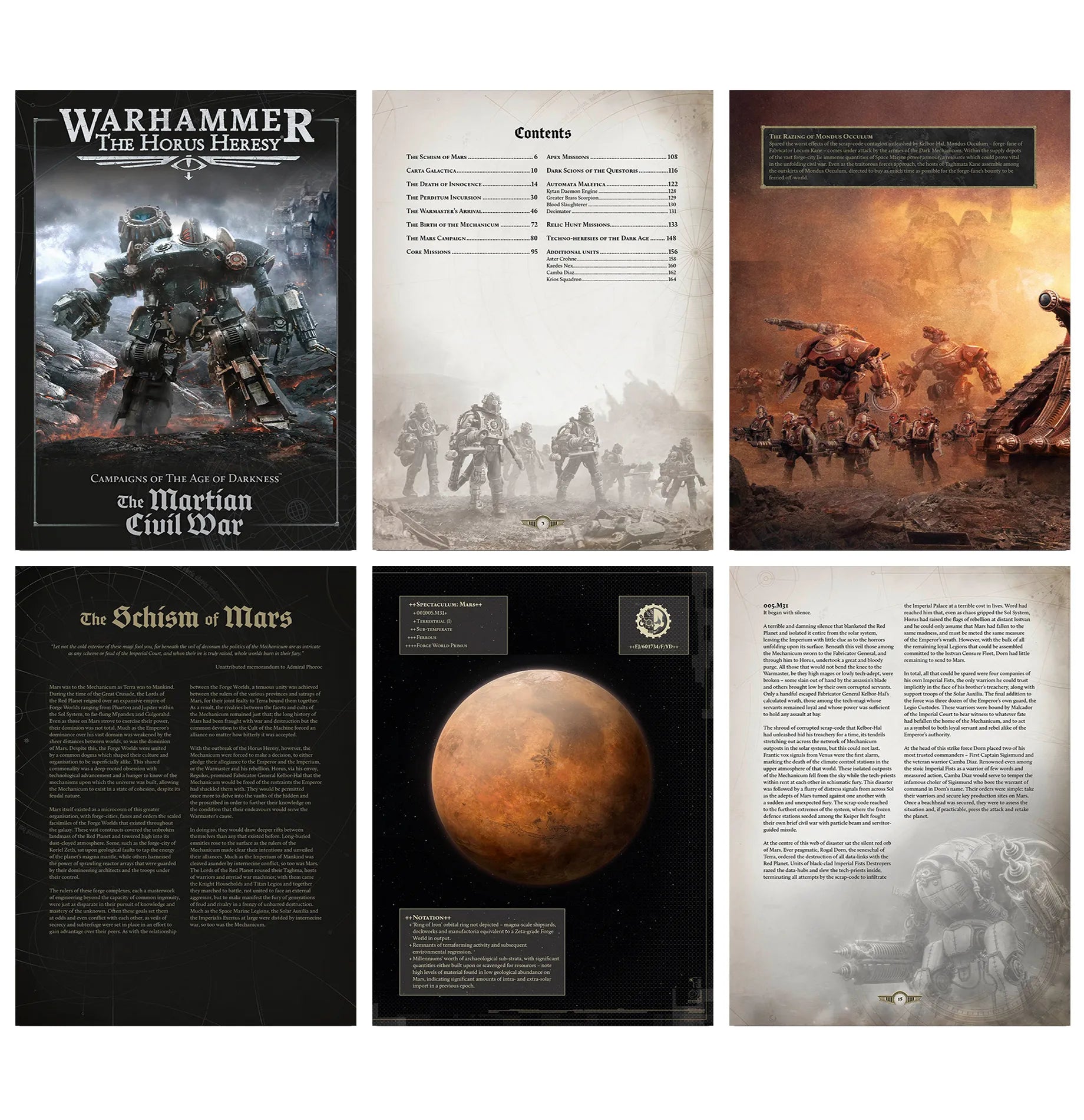 Campaigns of The Age of Darkness: The Martian Civil War (ePub) (Anglais)